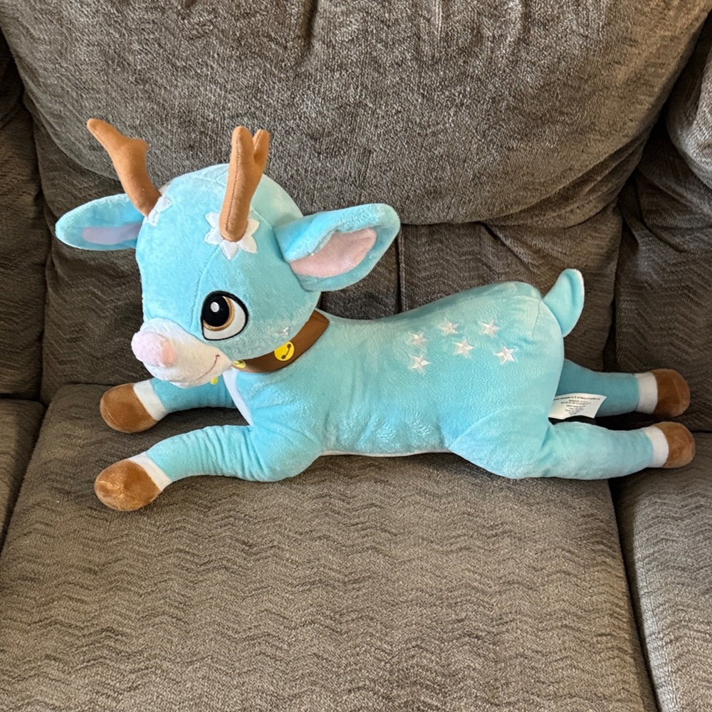 Tiptoe the Reindeer Macys Thanksgiving Day Parade 23" Large Blue Plush